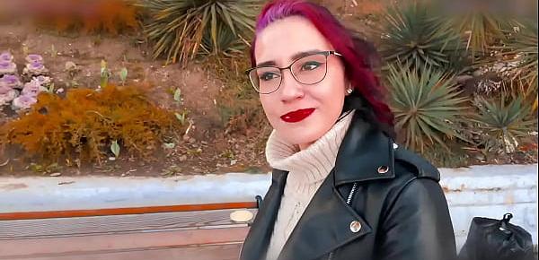  KISSCAT Love Breakfast with Sausage - Public Agent Pickup Russian Student for Outdoor Sex